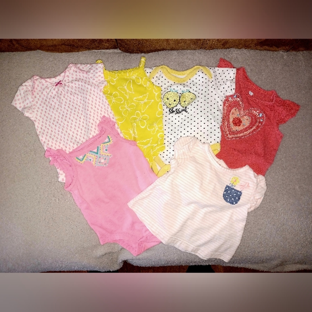 Baby Girl Bundle - Assorted Onsies - 3 months